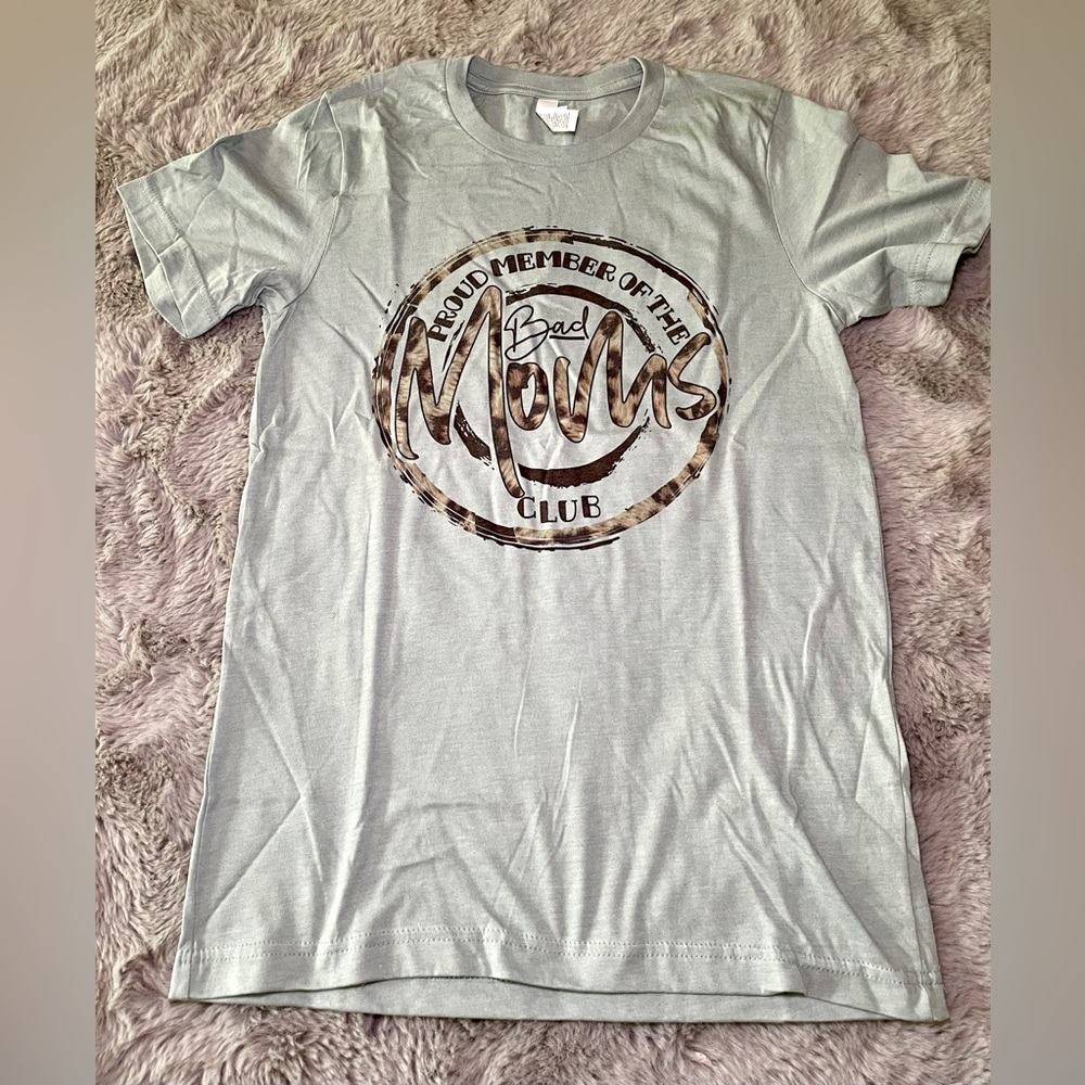 Bad moms club short sleeve tee